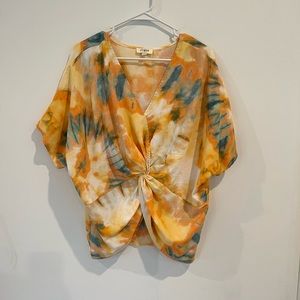 Front twist blouse